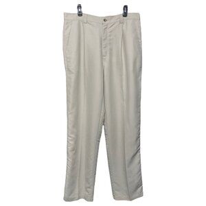 Adidas  x Sergio Garcia Mens Golf Pants Cotton Polyester Blend in Beige Size 35